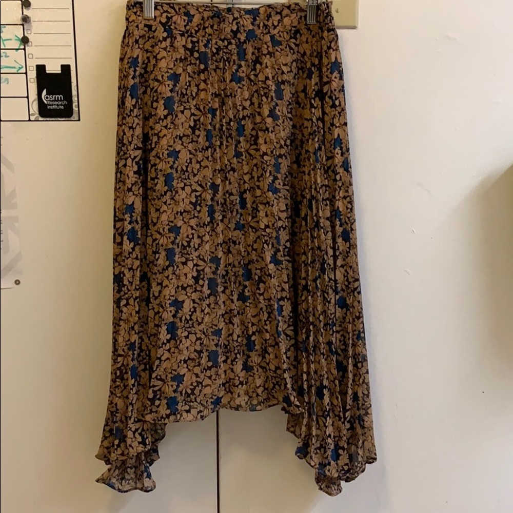 Lucy Paris Floral Midi Skirt